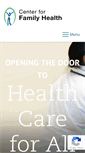 Mobile Screenshot of centerforfamilyhealth.org